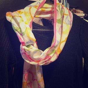 Silk Monogram Coach Scarf